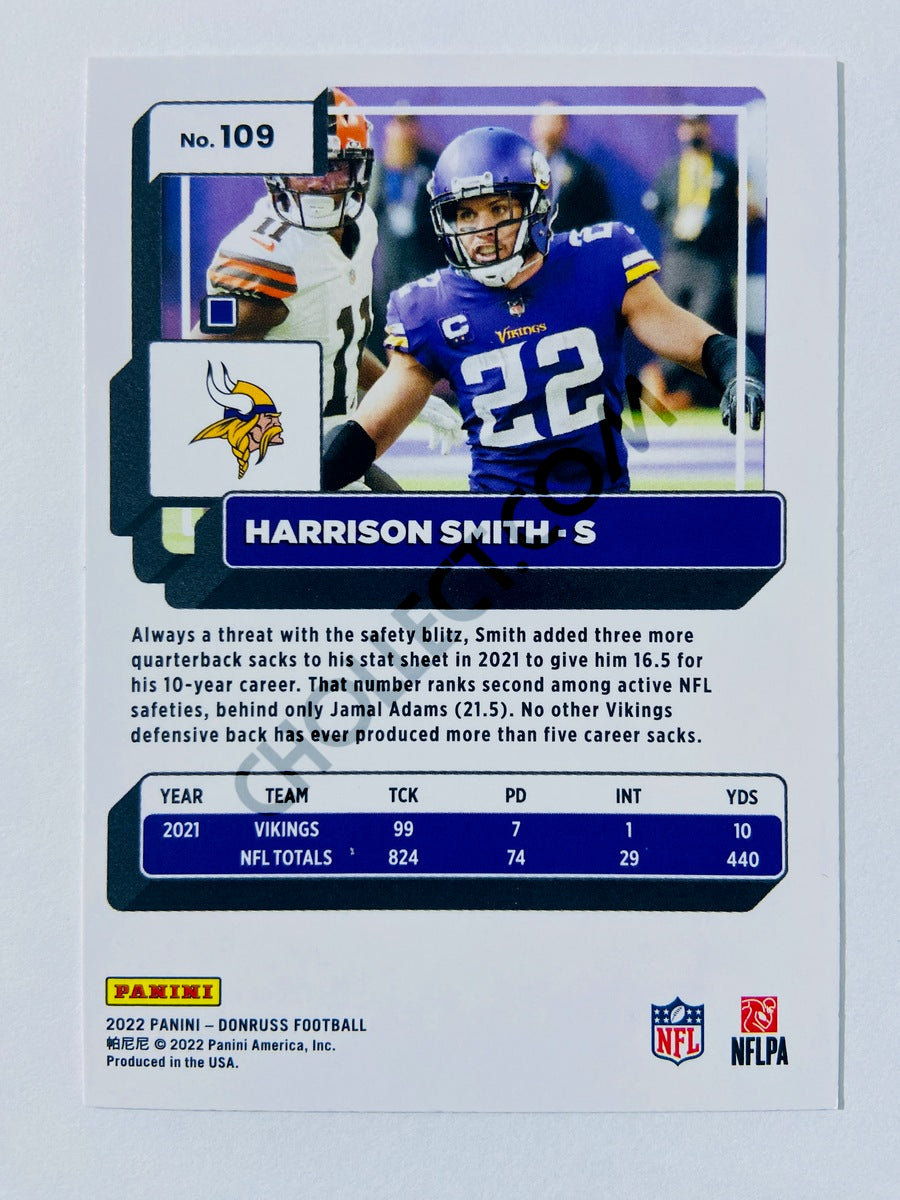 Harrison Smith - Minnesota Vikings 2022 Panini Donruss #109