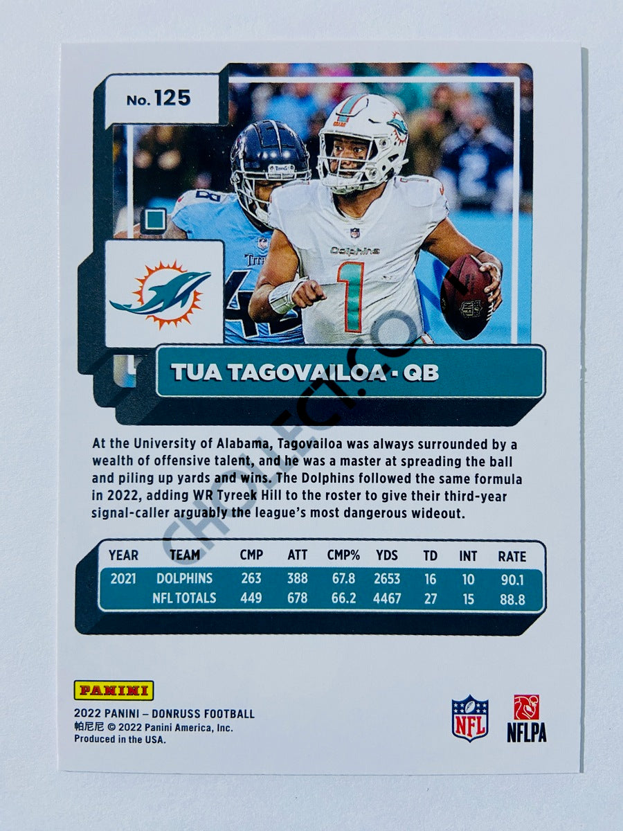 Tua Tagovailoa - Miami Dolphins 2022 Panini Donruss #125