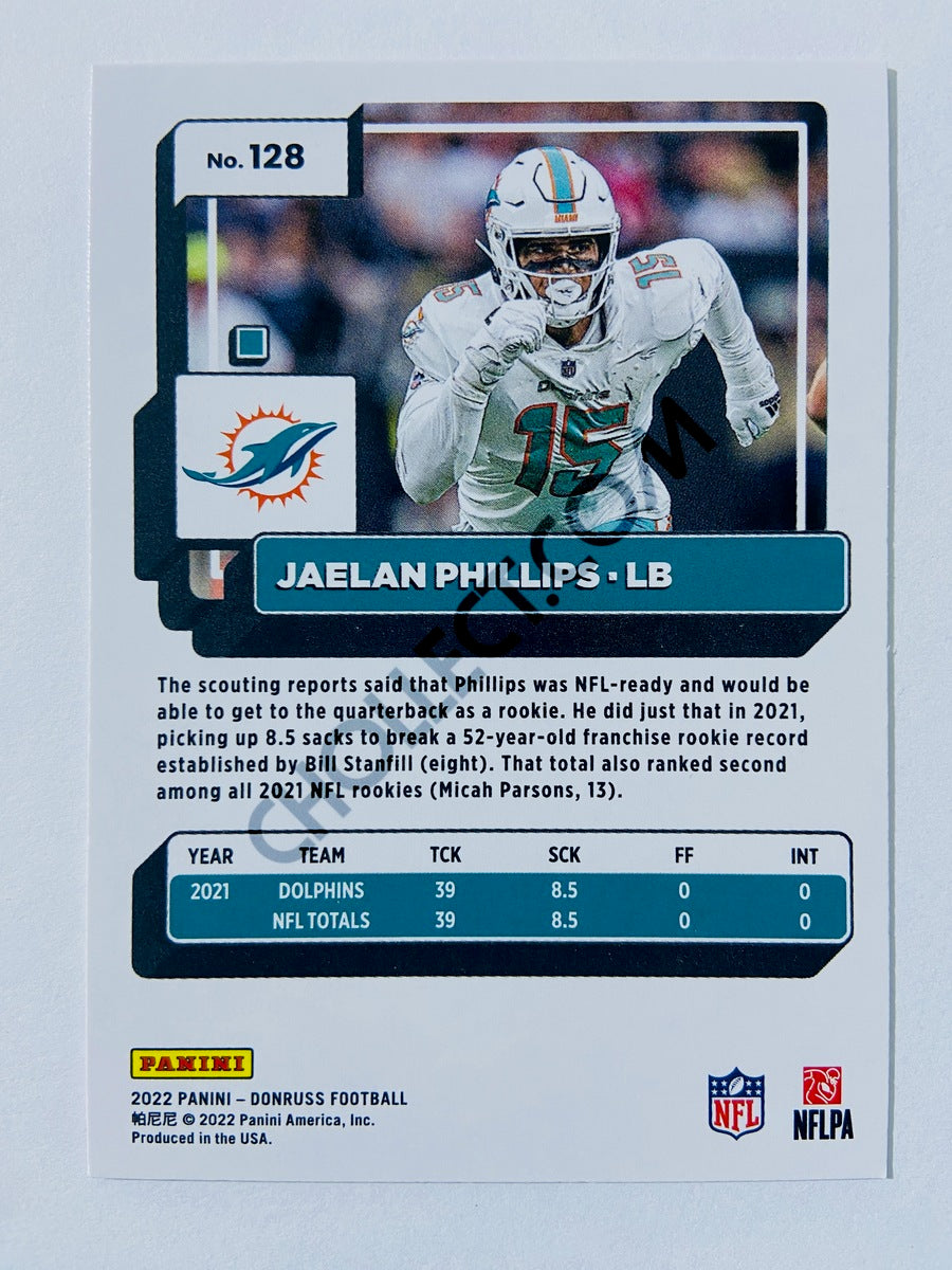 Jaelan Phillips - Miami Dolphins 2022 Panini Donruss #128