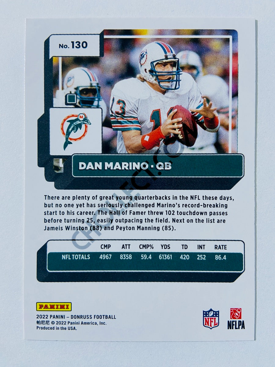 Dan Marino - Miami Dolphins 2022 Panini Donruss #130