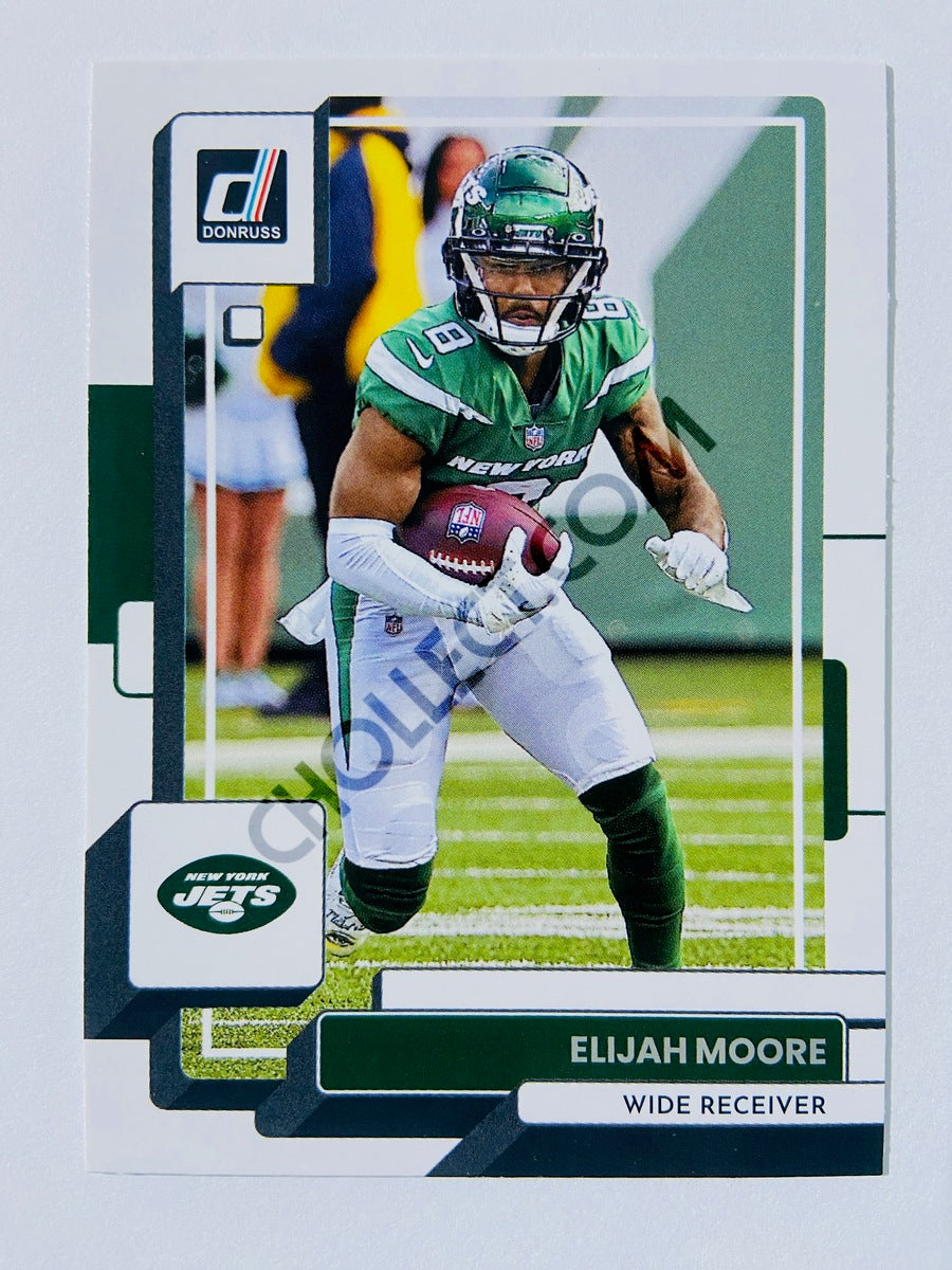 New York Jets Elijah Moore 2022 Panini Illusions Football Card