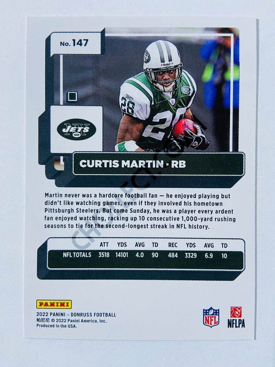 Curtis Martin - New York Jets 2022 Panini Donruss #147