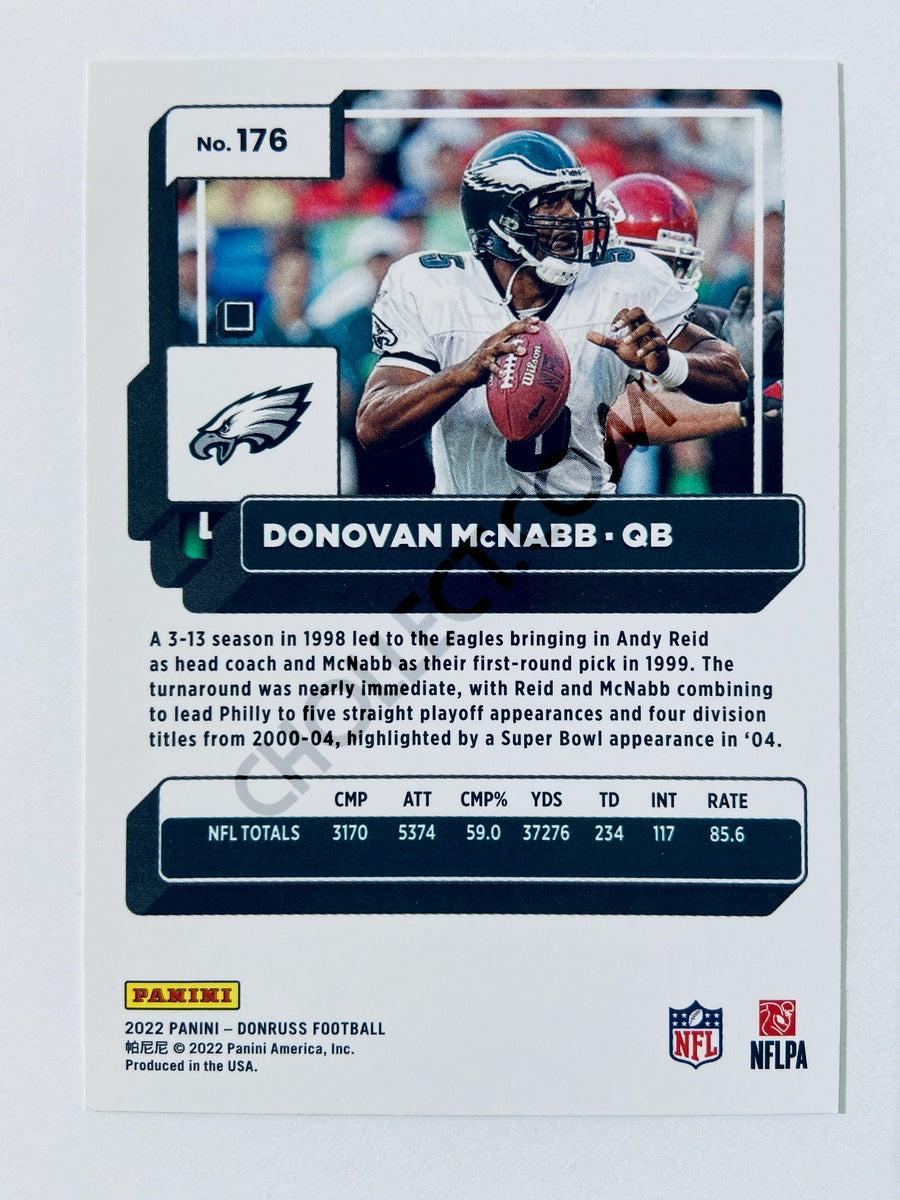 Donovan McNabb - Philadelphia Eagles 2022 Panini Donruss #176