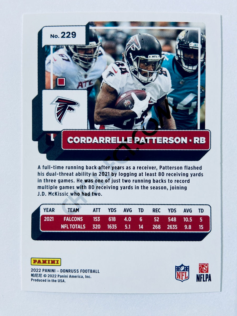 Cordarrelle Patterson - Atlanta Falcons 2022 Panini Donruss #229