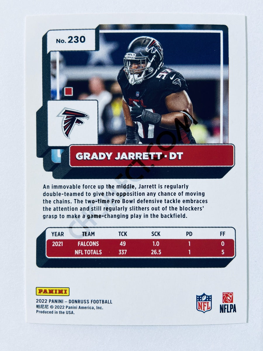Grady Jarrett - Atlanta Falcons 2022 Panini Donruss #230