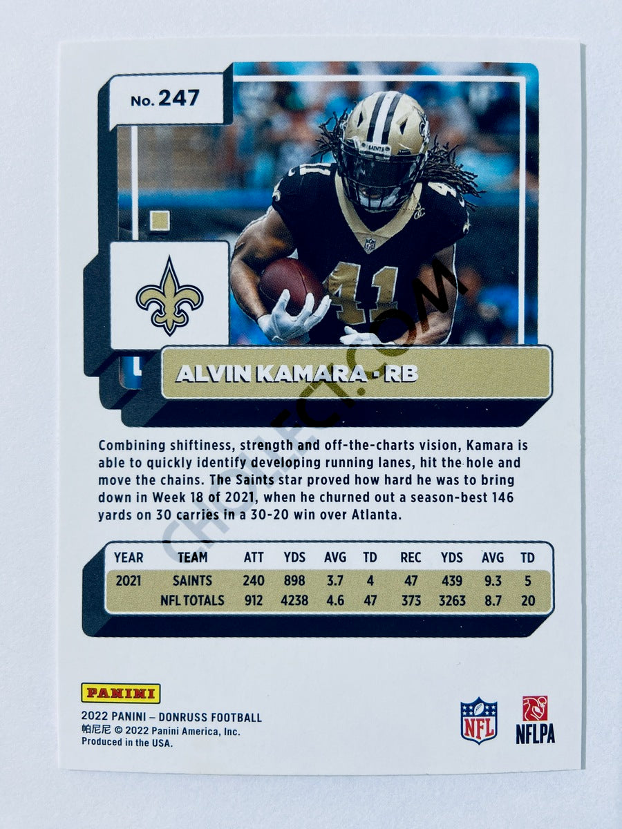 Alvin Kamara - New Orleans Saints 2022 Panini Donruss #247