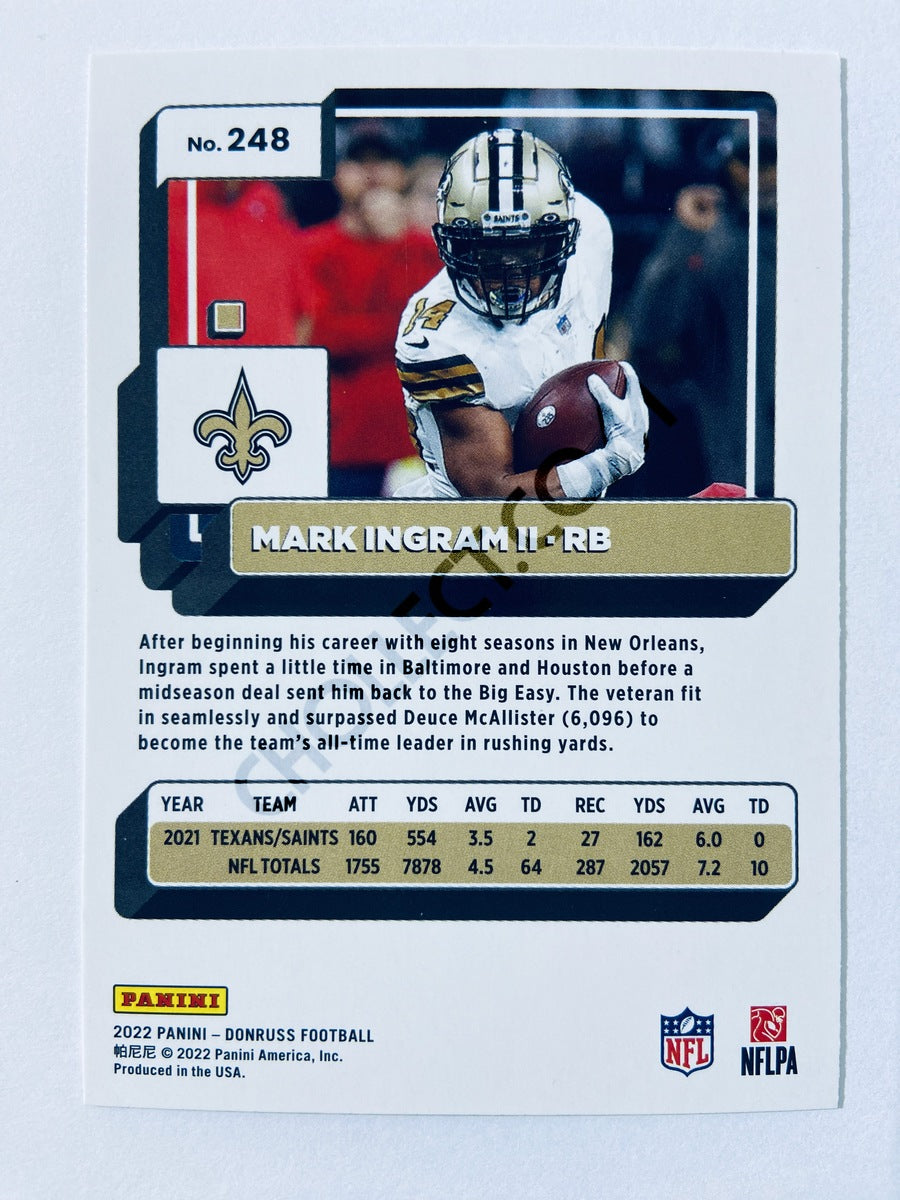 Mark Ingram II - New Orleans Saints 2022 Panini Donruss #248
