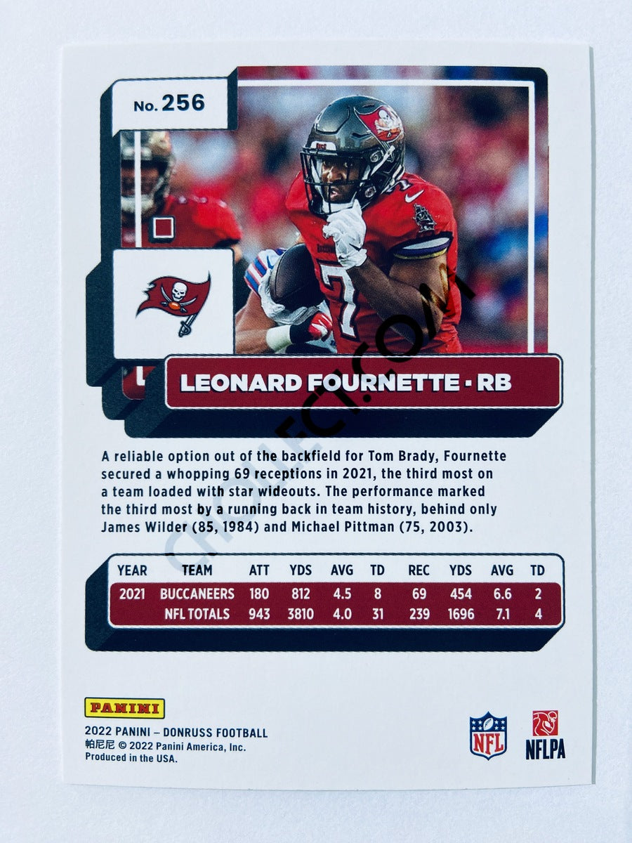Leonard Fournette - Tampa Bay Buccaneers 2022 Panini Donruss #256