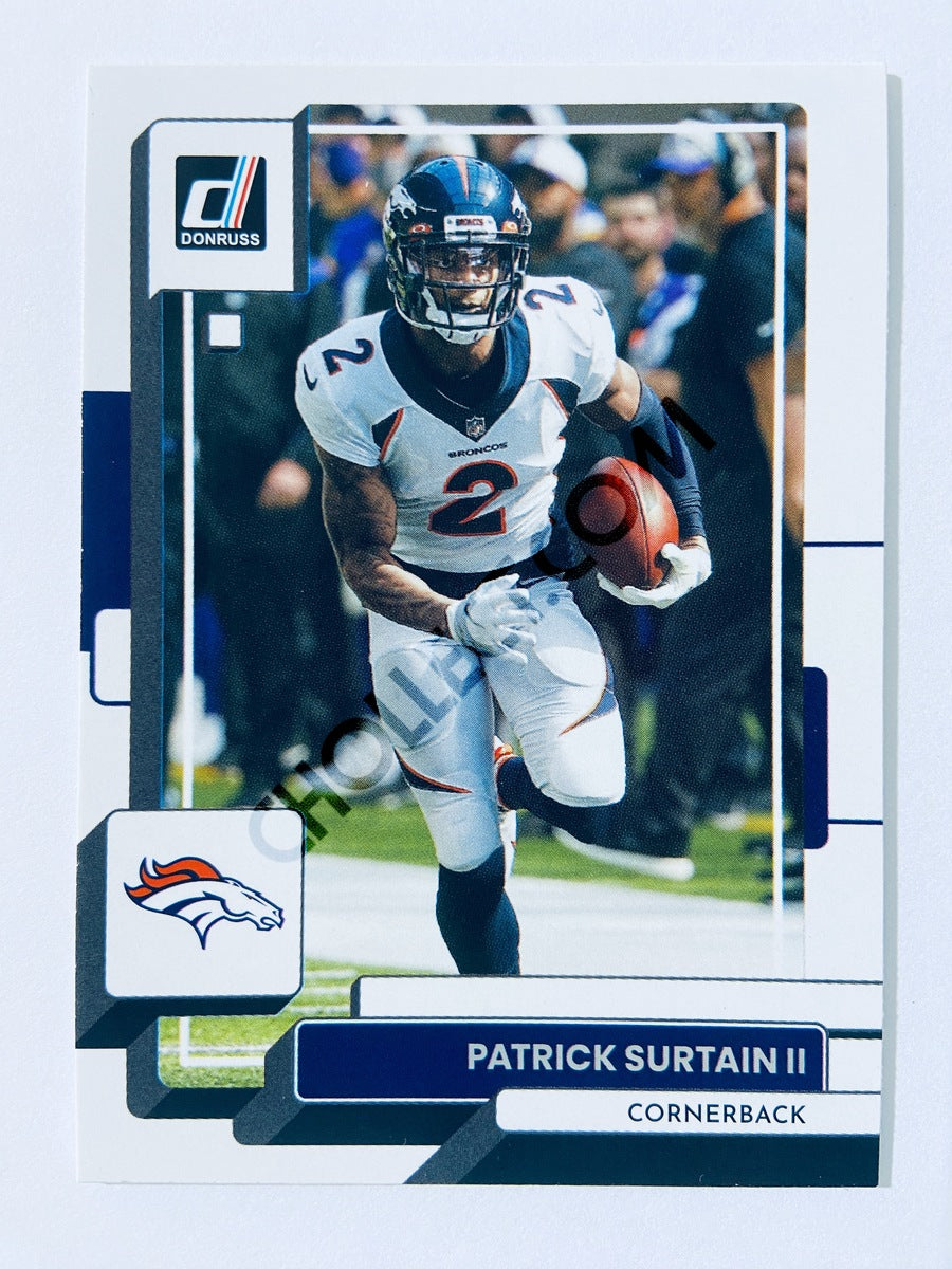 2021 Donruss PATRICK SURTAIN II Rated Rookie (RC) #330 Denver Broncos