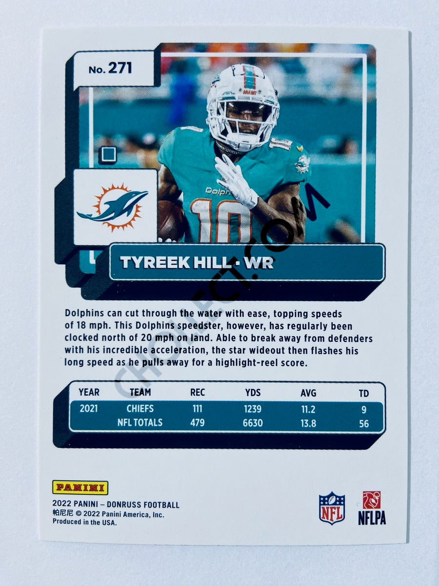 Tyreek Hill - Miami Dolphins 2022 Panini Donruss #271