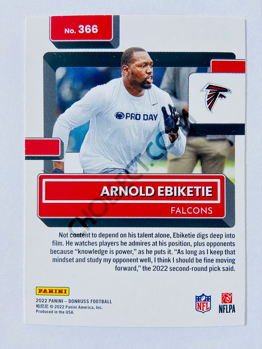 Arnold Ebiketie - Atlanta Falcons 2022 Panini Donruss Rated Rookie #366