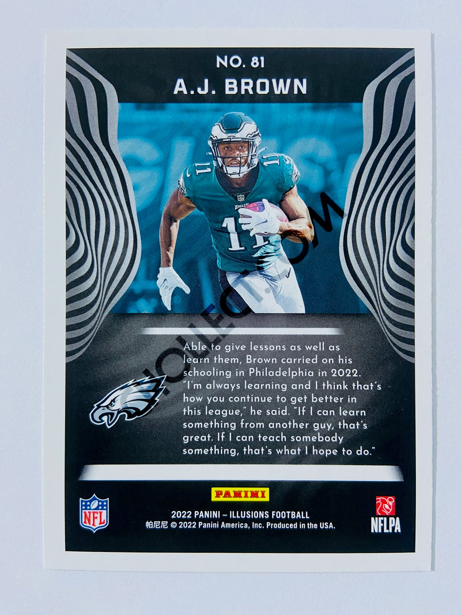 A.J. Brown - Philadelphia Eagles 2022 Panini Illusions #81