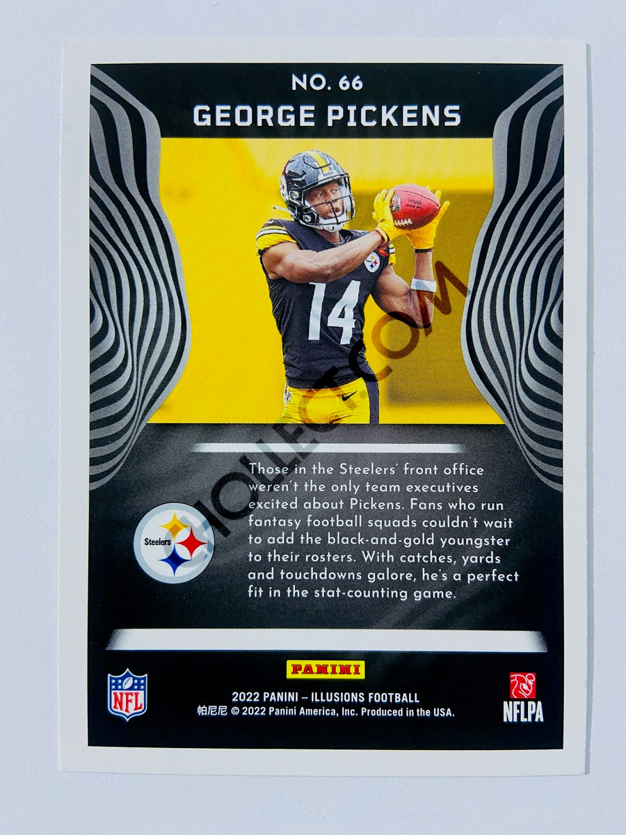 George Pickens - Pittsburgh Steelers 2022 Panini Illusions RC Rookie #66