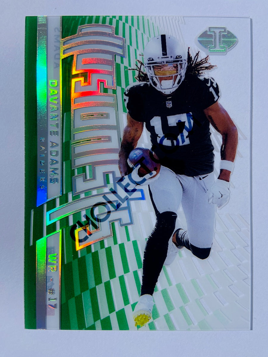 Davante Adams - Las Vegas Raiders 2022 Panini Illusions Illusionists Emerald Insert #I-3