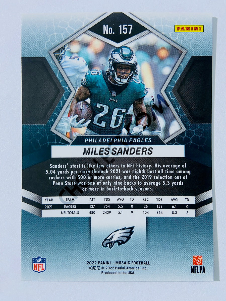 Miles Sanders - Philadelphia Eagles 2022 Panini Mosaic #157