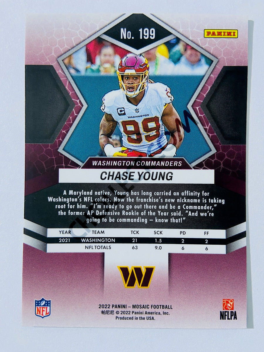 Chase Young - Washington Commanders 2022 Panini Mosaic #199