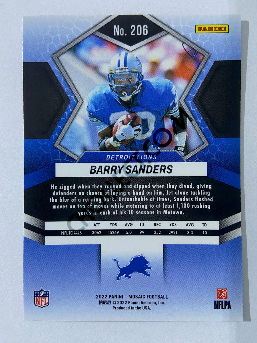 Barry Sanders - Detroit Lions 2022 Panini Mosaic #206