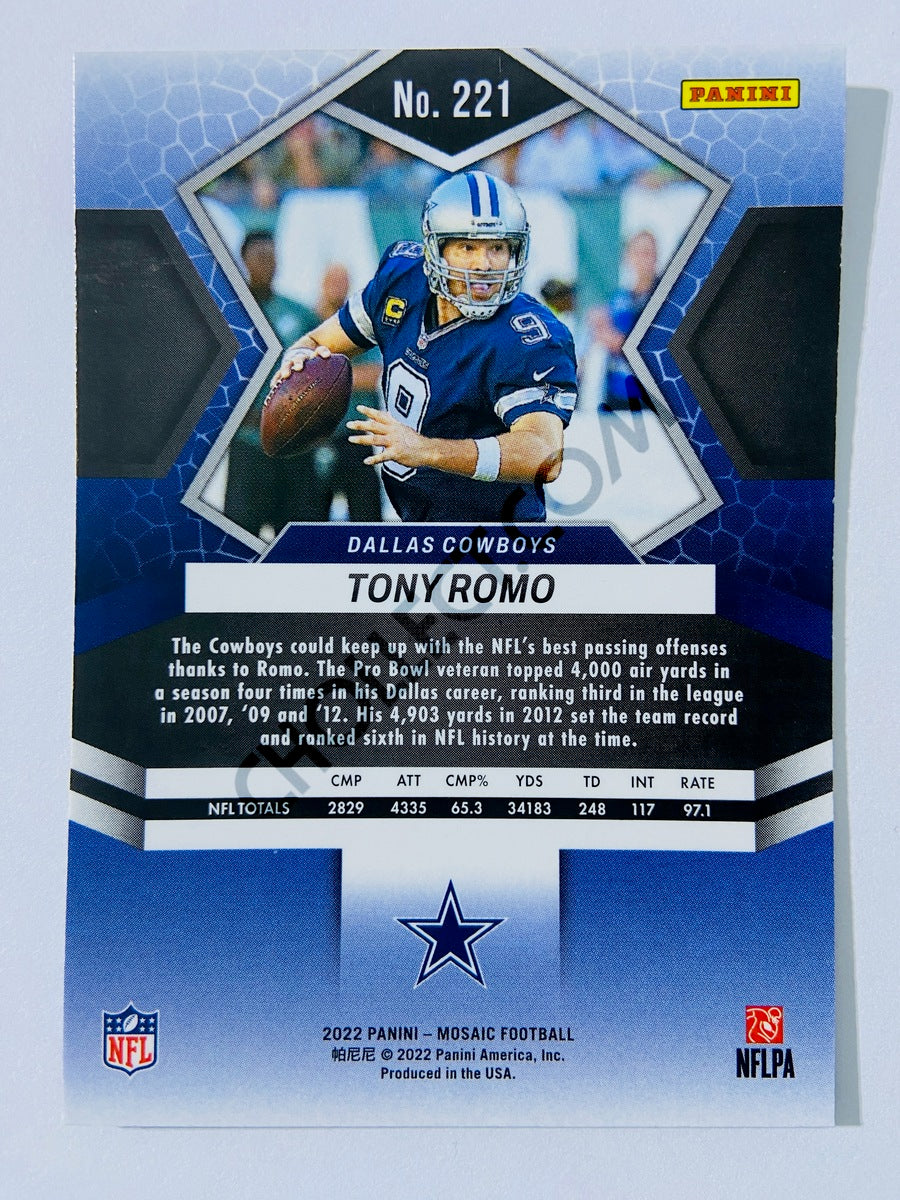 Tony Romo - Dallas Cowboys 2022 Panini Mosaic #221