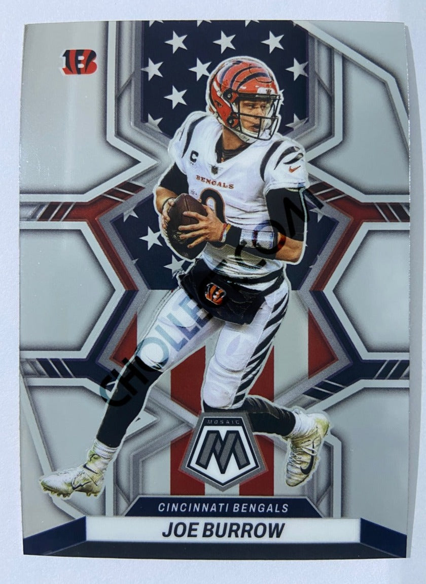 Joe Burrow - Cincinnati Bengals 2022 Panini Mosaic National Pride #255