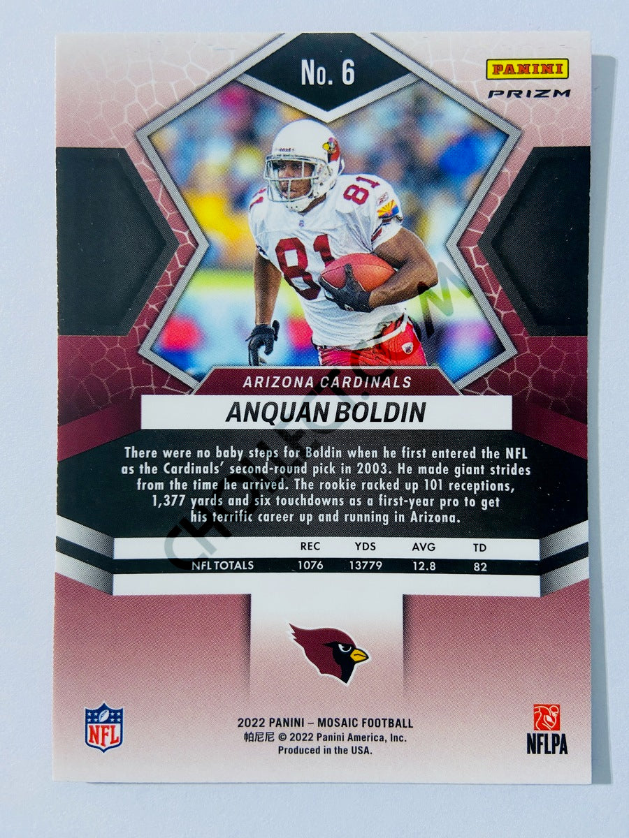 Anquan Boldin - Arizona Cardinals 2022 Panini Mosaic Pink Camo Parallel #6