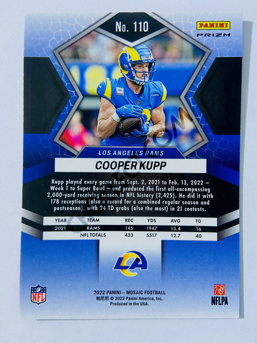 Cooper Kupp - Los Angeles Rams 2022 Panini Mosaic Pink Camo Parallel #110