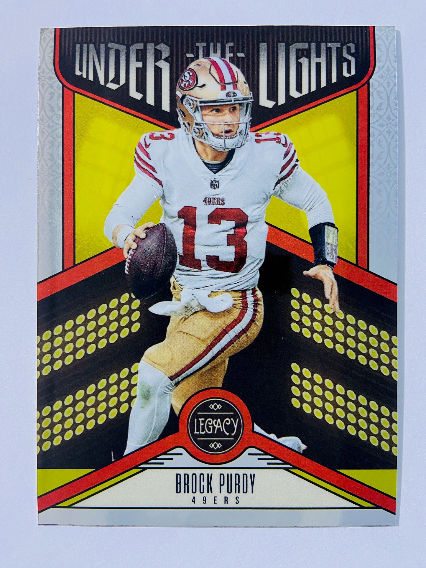 Brock Purdy – San Francisco 49ers 2023 Panini Legacy Under the Lights #UL-BPU