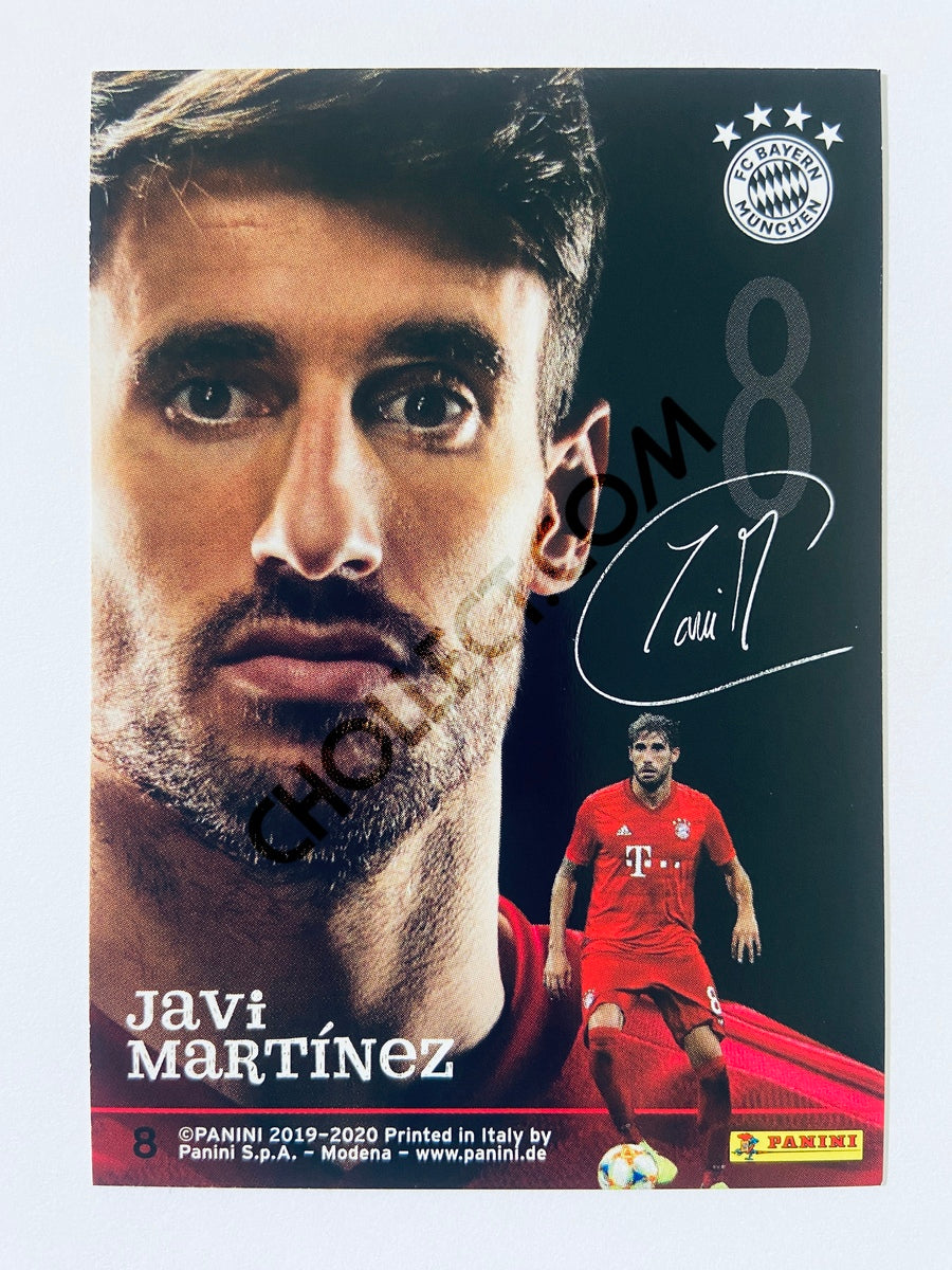 Javi Martinez – FC Bayern München 2019-20 Panini FC Bayern Official Card Collection #8