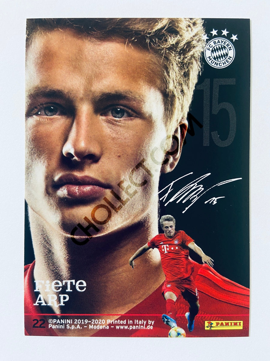 Fiete Arp – FC Bayern München 2019-20 Panini FC Bayern Official Card Collection #22