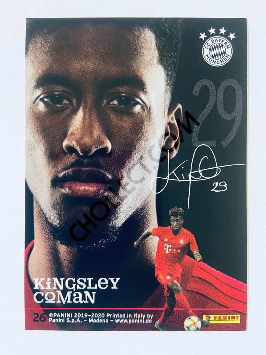 Kingsley Coman – FC Bayern München 2019-20 Panini FC Bayern Official Card Collection #26