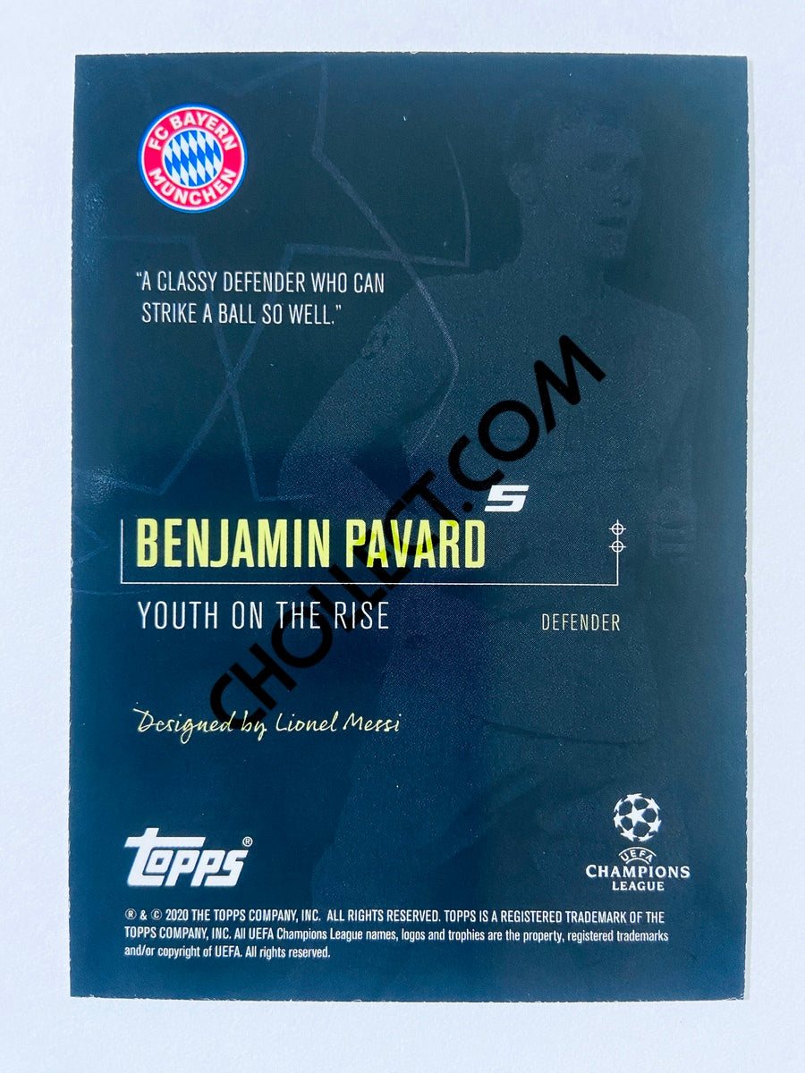 Benjamin Pavard - FC Bayern München 2020 Topps Designed by Messi Youth on the Rise