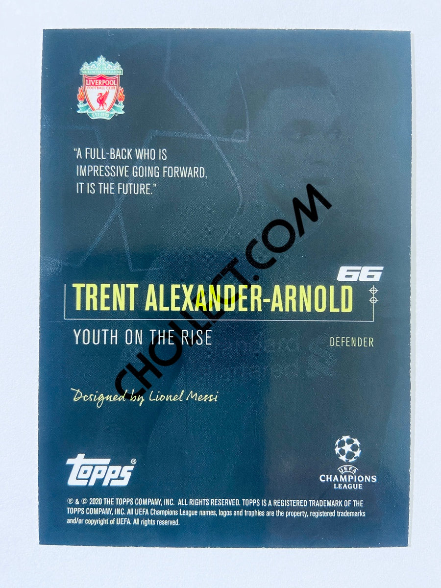 Trent Alexander-Arnold - Liverpool FC 2020 Topps Designed by Messi Youth on the Rise