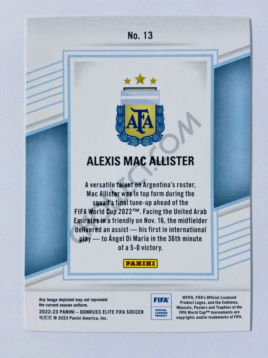 Alexis Mac Allister - Argentina 2022-23 Panini Donruss Elite FIFA #13