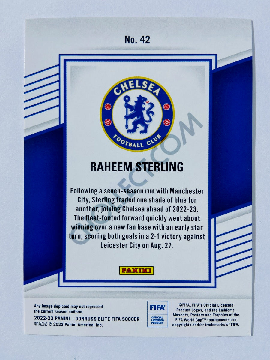 Raheem Sterling - Chelsea FC 2022-23 Panini Donruss Elite FIFA #42