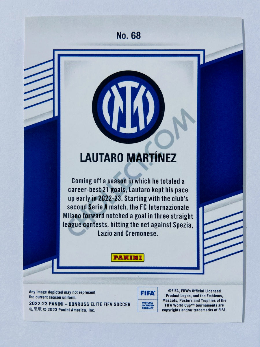 Lautaro Martinez - FC Internazionale Milano 2022-23 Panini Donruss Elite FIFA #68