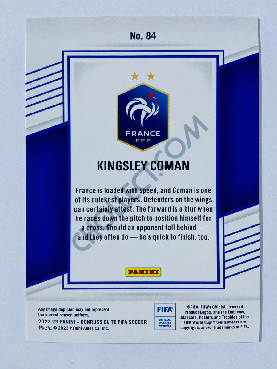 Kingsley Coman - France 2022-23 Panini Donruss Elite FIFA #84