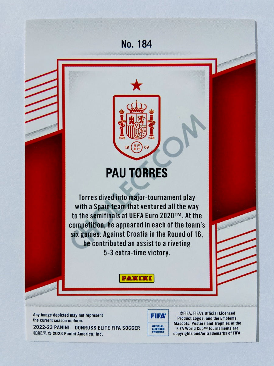 Pau Torres - Spain 2022-23 Panini Donruss Elite FIFA #184