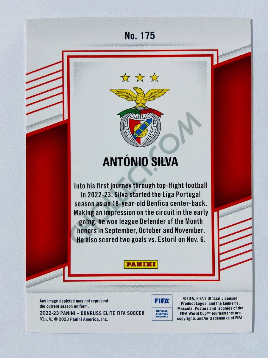 Antonio Silva - SL Benfica 2022-23 Panini Donruss Elite FIFA RC Rookie #175