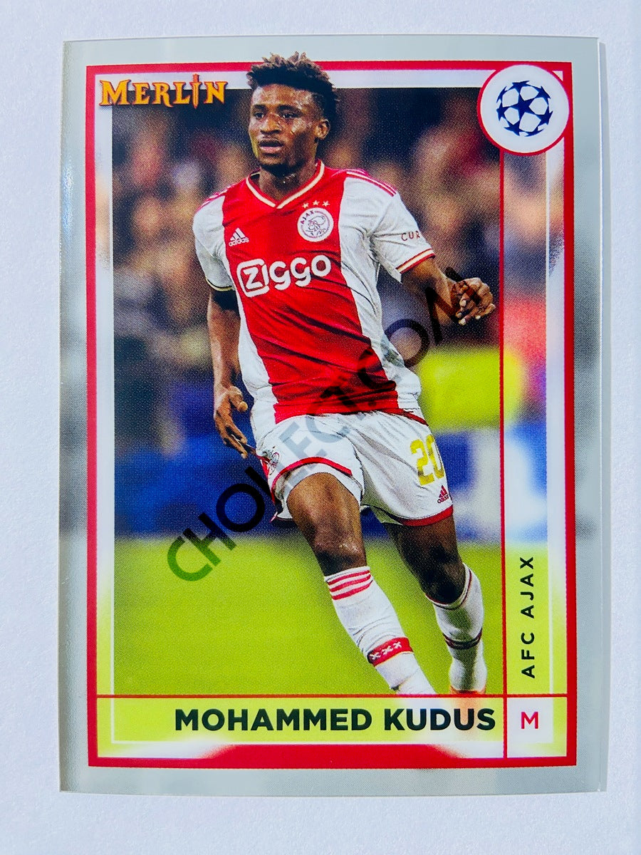 Mohammed Kudus - AFC Ajax 2022-23 Topps Merlin Chrome UEFA Club Competitions #8
