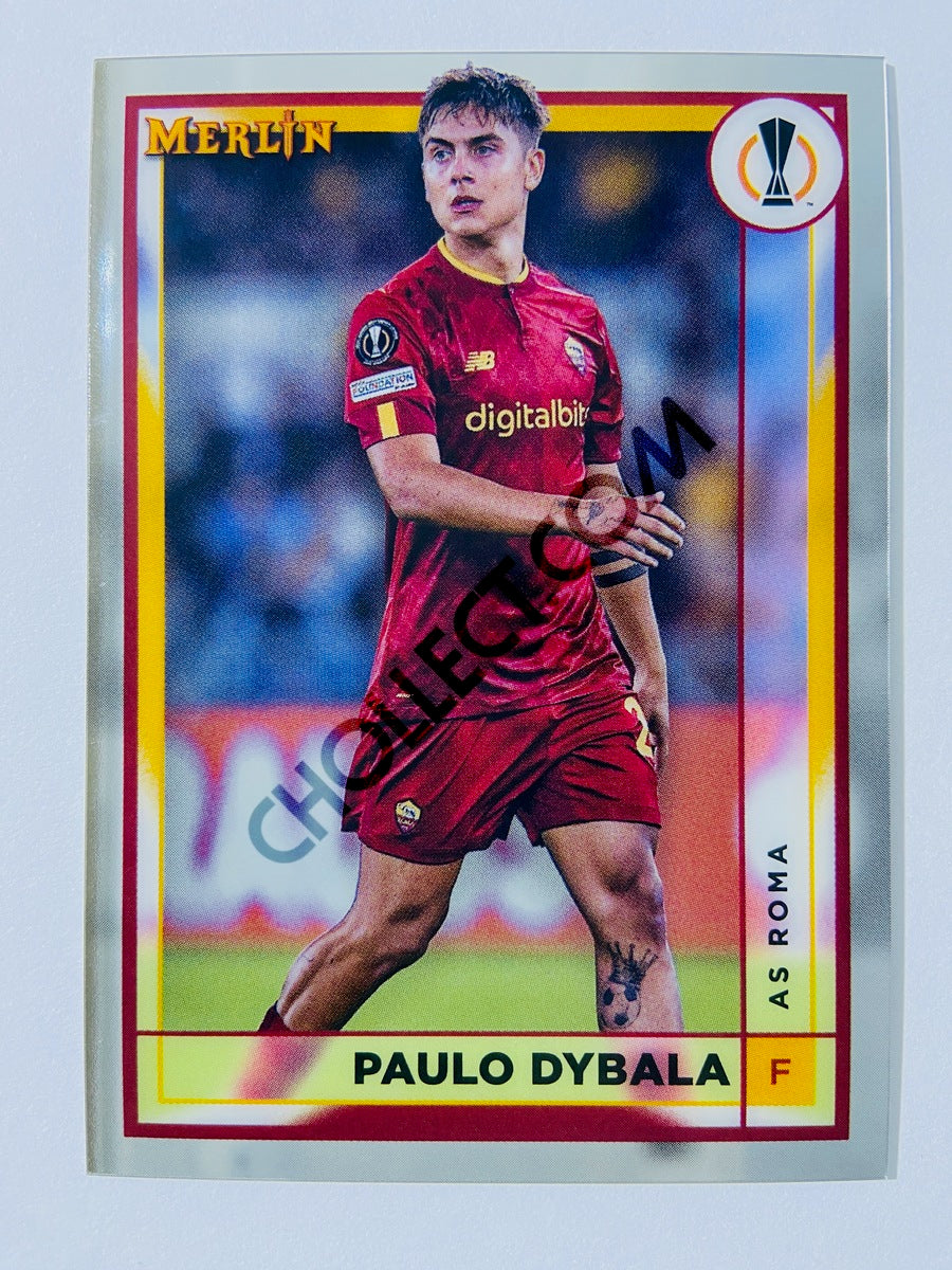 Paulo Dybala - AS Roma 2022-23 Topps Merlin Chrome UEFA Club Competitions #23