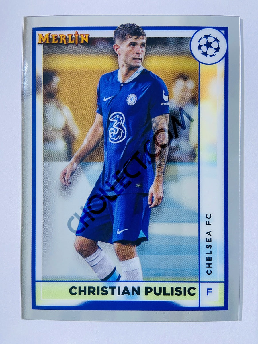 Christian Pulisic - Chelsea FC 2022-23 Topps Merlin Chrome UEFA Club Competitions #37