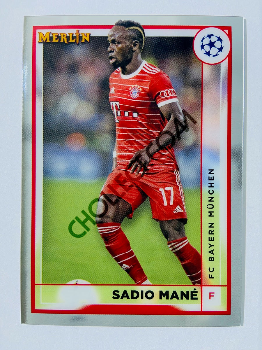 Sadio Mané - FC Bayern Mϋnchen 2022-23 Topps Merlin Chrome UEFA Club Competitions #59