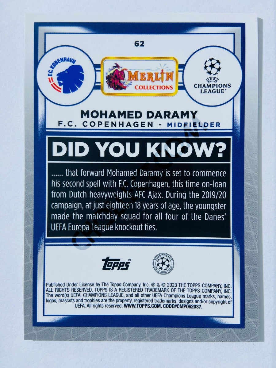 Mohamed Daramy - F.C. Copenhagen 2022-23 Topps Merlin Chrome UEFA Club Competitions #62