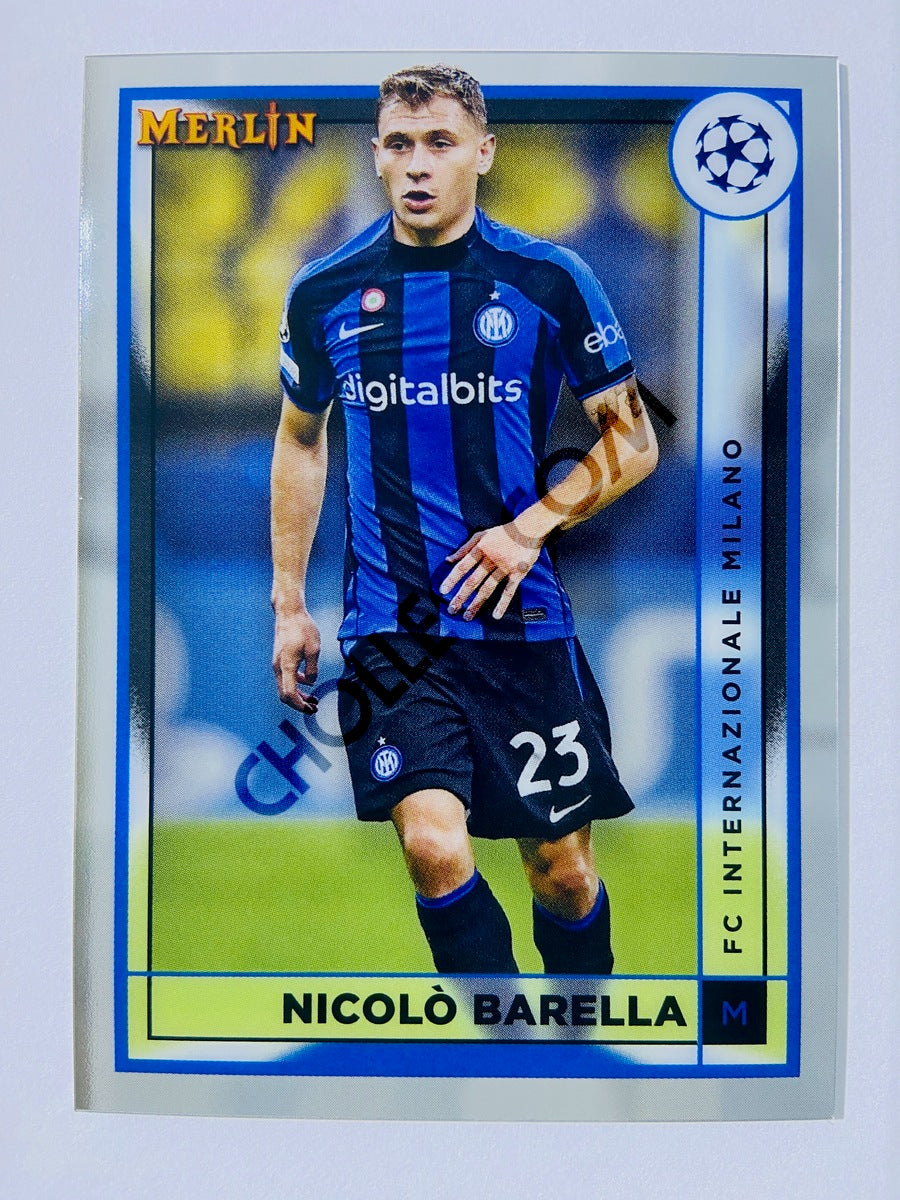 Nicolò Barella - FC Internazionale Milano 2022-23 Topps Merlin Chrome UEFA Club Competitions #63