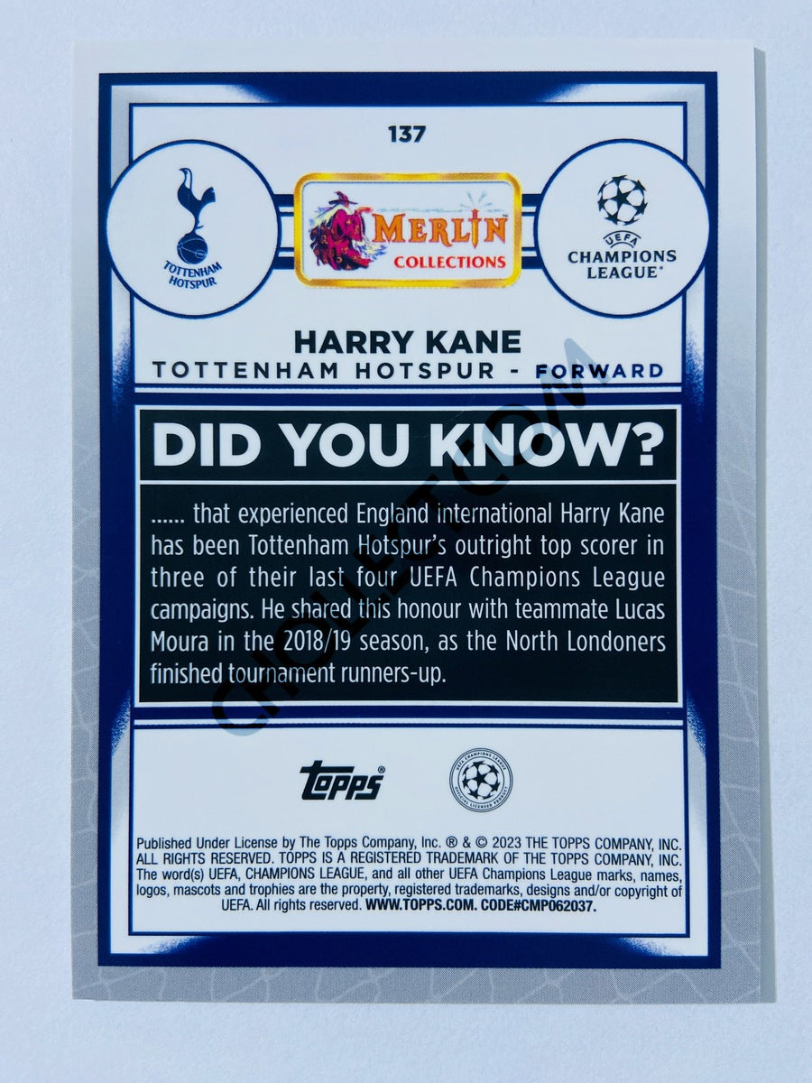 Harry Kane - Tottenham Hotspur 2022-23 Topps Merlin Chrome UEFA Club Competitions #137