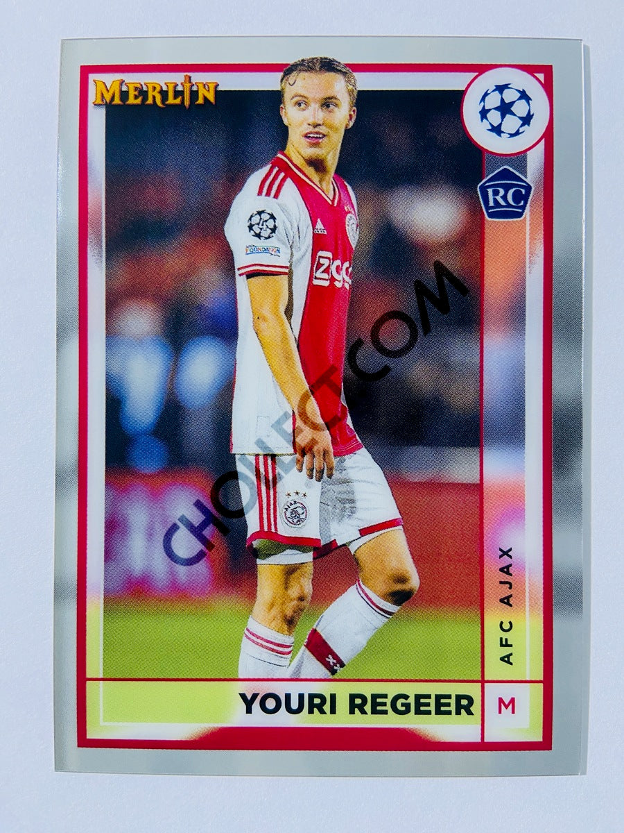 Youri Regeer - AFC Ajax 2022-23 Topps Merlin Chrome UEFA Club Competitions RC Rookie #10