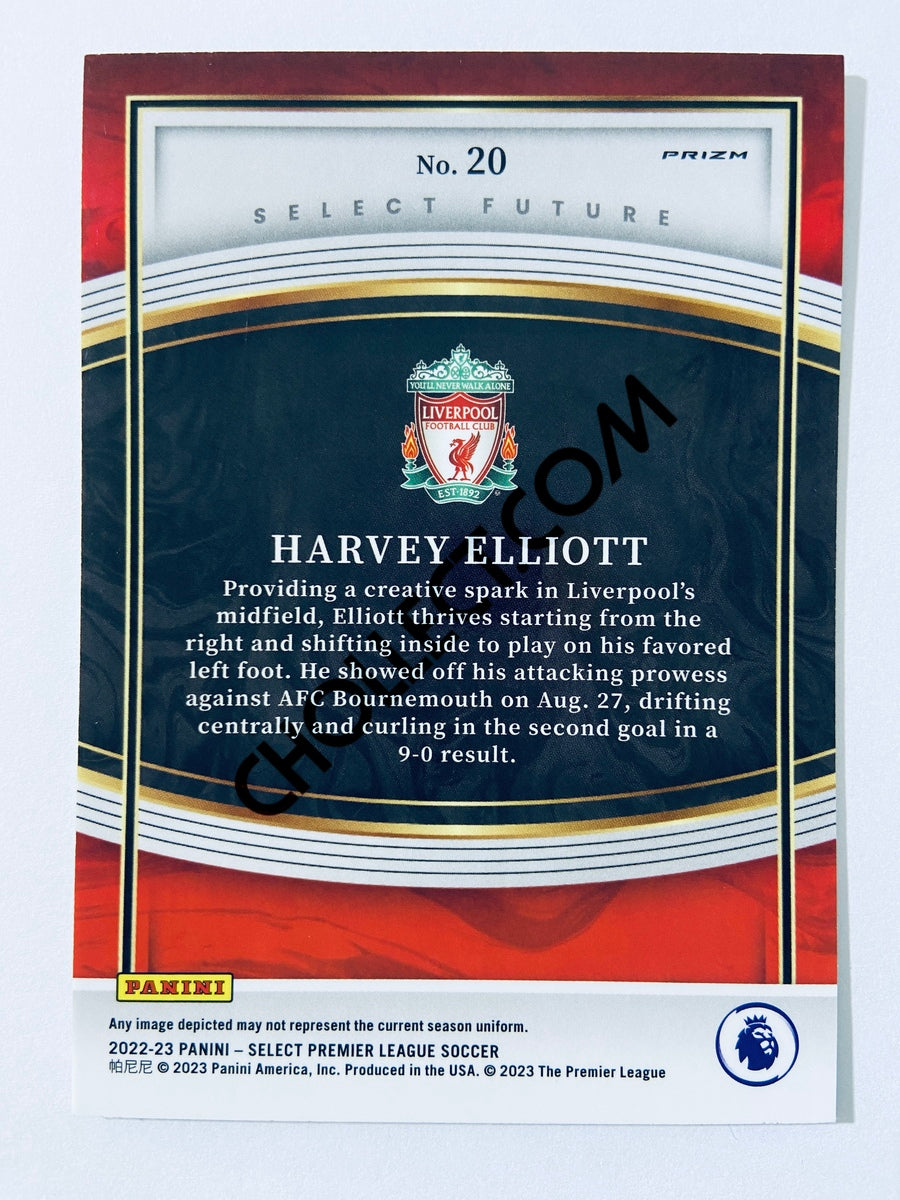 Harvey Elliott - Liverpool FC 2022-23 Panini Select Premier League Future Insert #20