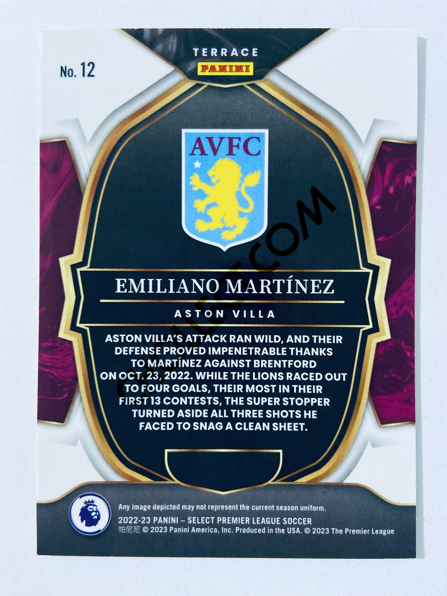Emiliano Martinez - Aston Villa 2022-23 Panini Select Premier League Terrace #12
