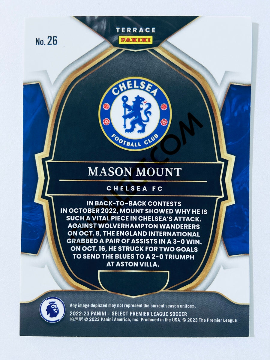 Mason Mount - Chelsea FC 2022-23 Panini Select Premier League Terrace #26