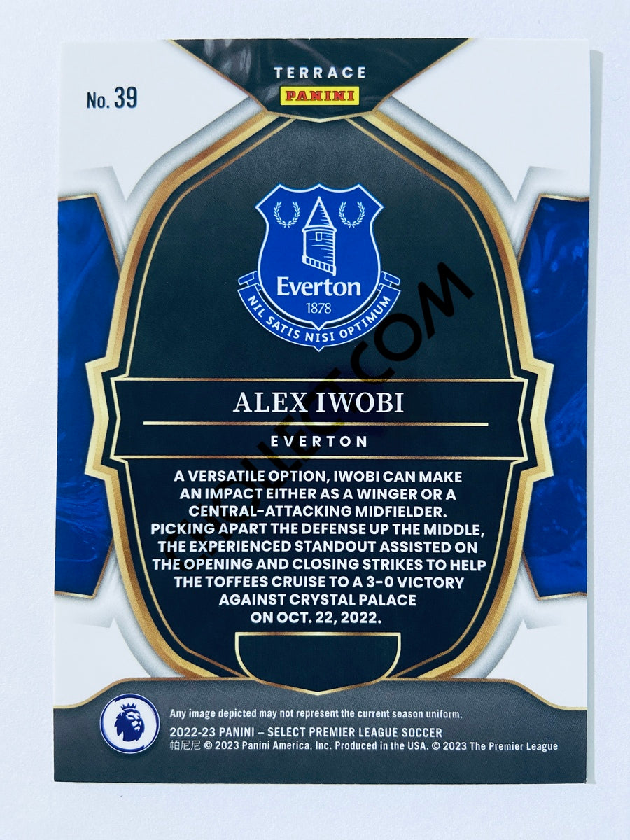 Alex Iwobi - Everton 2022-23 Panini Select Premier League Terrace #39