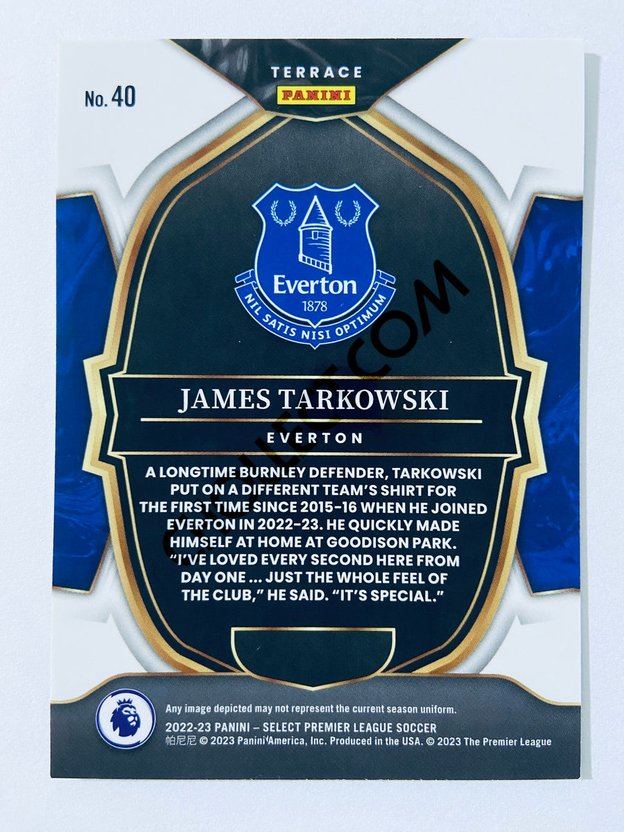 James Tarkowski - Everton 2022-23 Panini Select Premier League Terrace #40